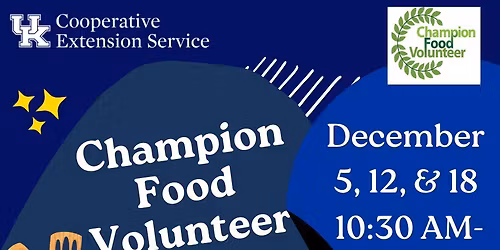 Champion Food Volunteer Training