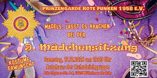 9. M\u00e4dchensitzung