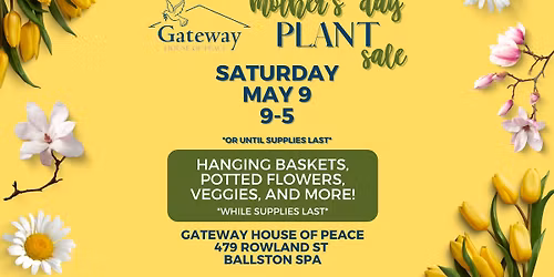 Annual Mother's Day Plant & Flower Sale