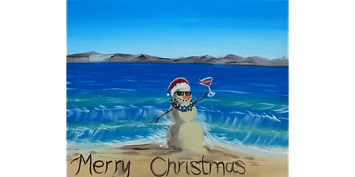 A Very Sandy Christmas - Paint and Sip in Orlando | Classpop!\u2122