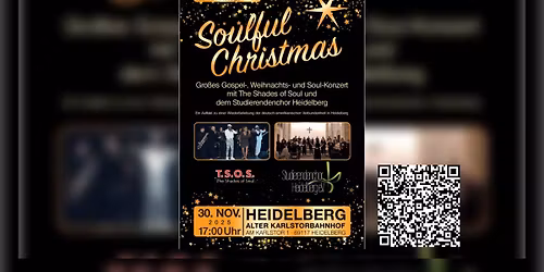 Soulful Christmas mit T.S.O.S & dem Studierendenchor Heidelberg