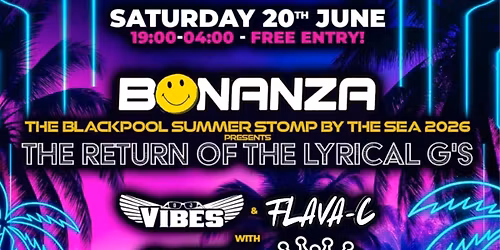 B\ud83d\ude0enanza Blackpool Summer stomp by the sea return of the lyrical G's