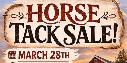 Horse Tack Sale!