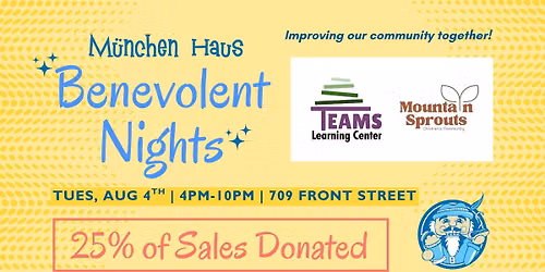 Benevolent Night: TEAMS Learning Center & Mountain Sprouts Children's Community