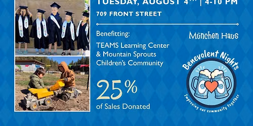 Benevolent Night: TEAMS Learning Center & Mountain Sprouts Children's Community