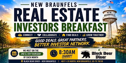 Copy of New Braunfels Real Estate Investor Breakfast