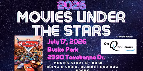 Movies Under the Stars - Cars