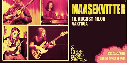 Maasekvitter[Fusion\/Jazz-Rock] \/\/ S\u00f8ndager p\u00e5 Vaktbua