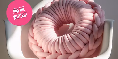 Giant Knitted Cushion Workshop