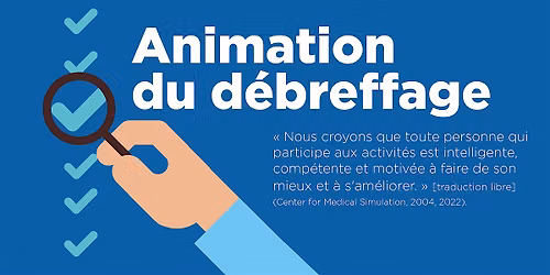 Animation du d\u00e9breffage - 3 juin 2027 - Pr\u00e9sentiel