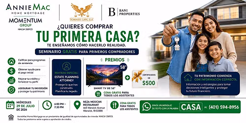 Compra tu Primera Casa: Programas, Asistencia y Protecci\u00f3n de tu Inversi\u00f3n