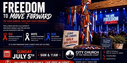 \ud83c\uddfa\ud83c\uddf8 JULY 5 \u2022 FREEDOM TO MOVE FORWARD