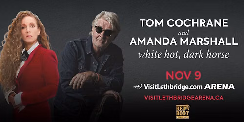 Tom Cochrane and Amanda Marshall: white hot, dark horse