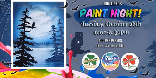 Paint Night At Kelly & Carlos O'Bryan's, Courtenay