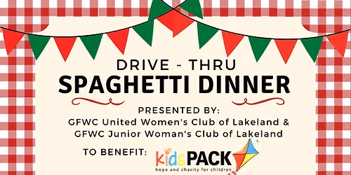 Drive-Thru Spaghetti Dinner Fundraiser
