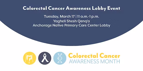Colorectal Cancer Awareness Lobby Event