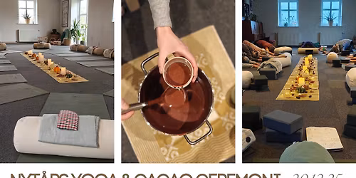 UDSOLGT - Nyt\u00e5rs Yoga & Cacao Ceremoni