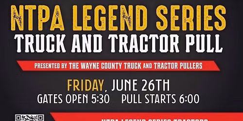 NTPA LEGEND SERIES TRUCK & TRACTOR PULL