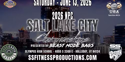 2026 Good Earth Markets NPC Salt Lake City Championships