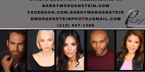 Headshots in DC\/VA area with Barry Morgenstein one day only!