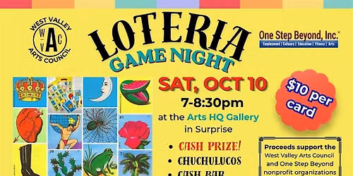 Loteria Game Night Fundraiser