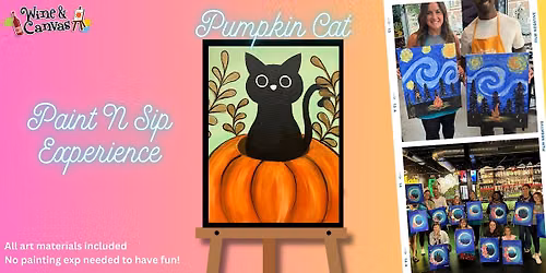Pumpkin Cat-11x14- The Exchange Coffee Bar