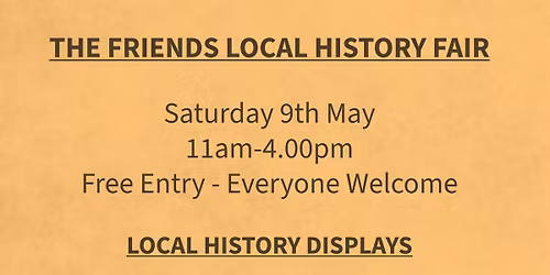 The Friends Local History Fair