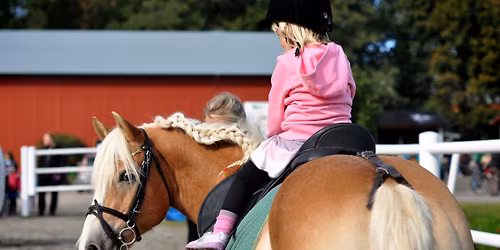Ponnyridning f\u00f6r barn!