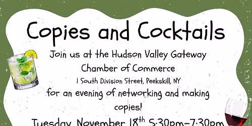 HVGCC Business After Hours Copies and Cocktails