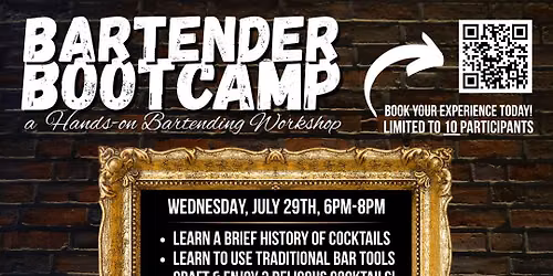 \ud83c\udf78 Bartender Bootcamp \ud83c\udf78