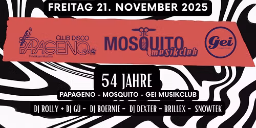 54 Jahre Papageno - Mosquito - GEI 