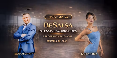 BeSalsa Intensive workshops: 3 Days - 2 levels!!!