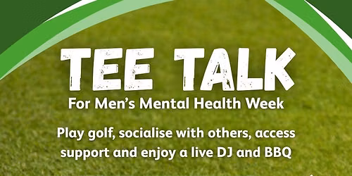 Tee Talk for Men's Mental Health Week 