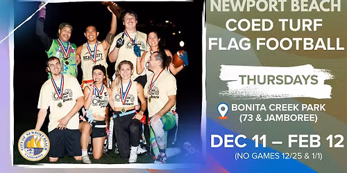 Thursday Newport Beach Turf Flag Football \ud83c\udfc8 \u2013 Starting December 11th!