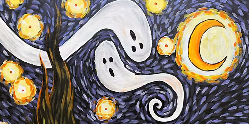 Starry Halloween Paint and Sip Laguna Beach