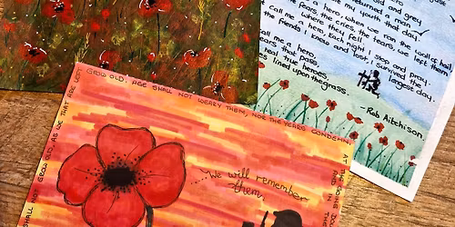 Art Journaling - Remembrance Theme.