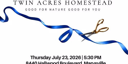 Chamber Ribbon Cutting for Twin Acres Homestead
