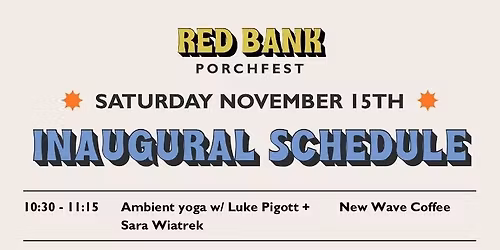 E. T. @ Red Bank Porchfest *FREE - OUTDOOR event