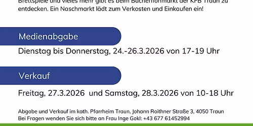 B\u00fccherflohmarkt und Naschmarkt