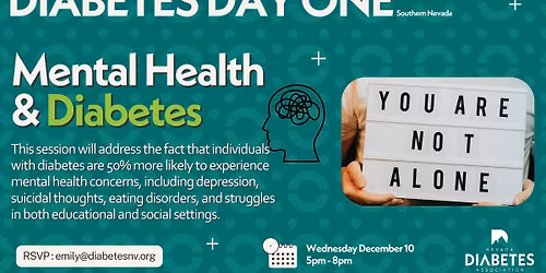 Diabetes Day One - Mental Health & Diabetes