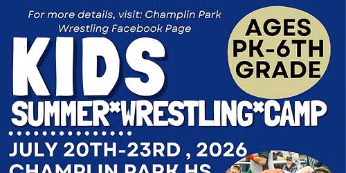 Champlin Park Youth Wrestling Camp