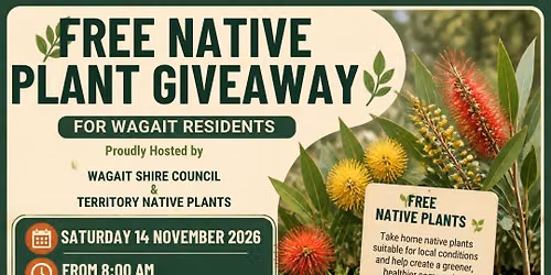 \ud83c\udf31 Wagait Shire Council Native Plant Giveaway \ud83c\udf31