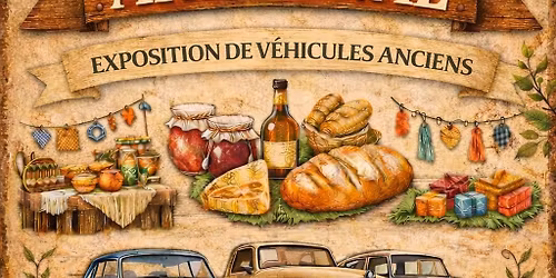 March\u00e9 artisanal et exposition v\u00e9hicules anciens