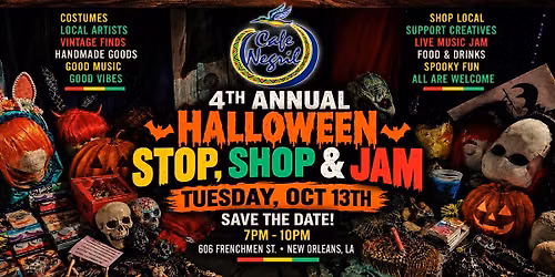 4th Annual Halloween Stop, Shop & Jam!