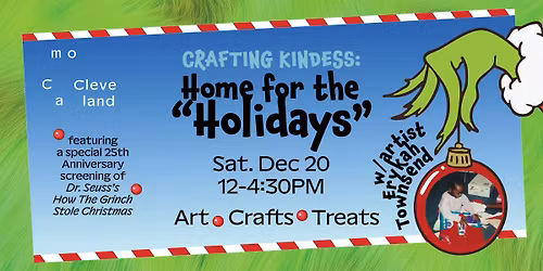 Crafting Kindness: Home for the Holidays at moCa Cleveland