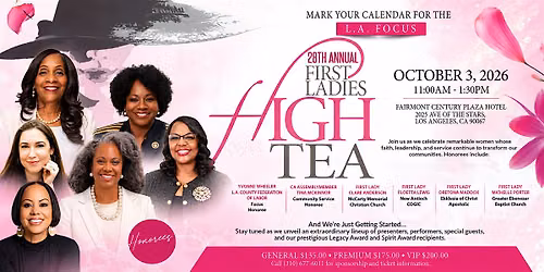 L.A. Focus 28th Annual First Ladies High Tea