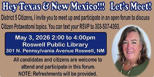 Lorrie Underwood CPN District 5 Legislator Candidate Meet Up