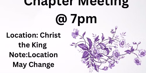 Chapter Meeting