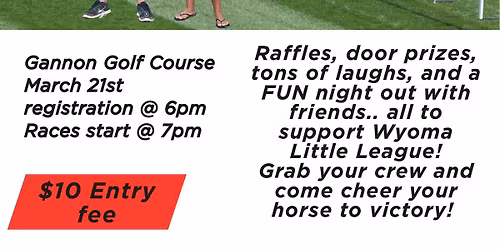 Wyoma Little League Horse Races 