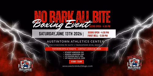 No Bark All Bite Boxing Event